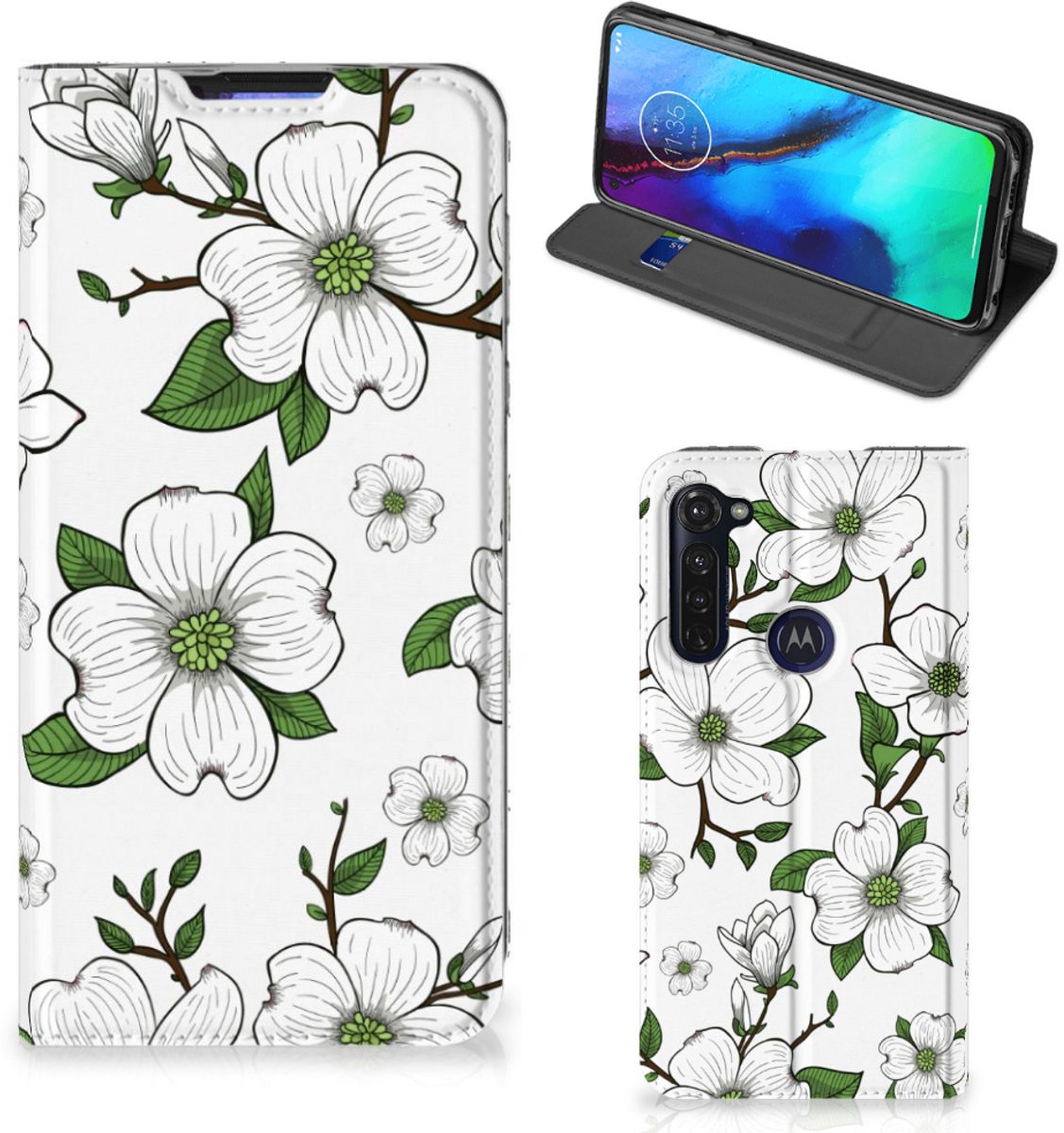 Motorola Moto G Pro Smart Cover Dogwood Flowers