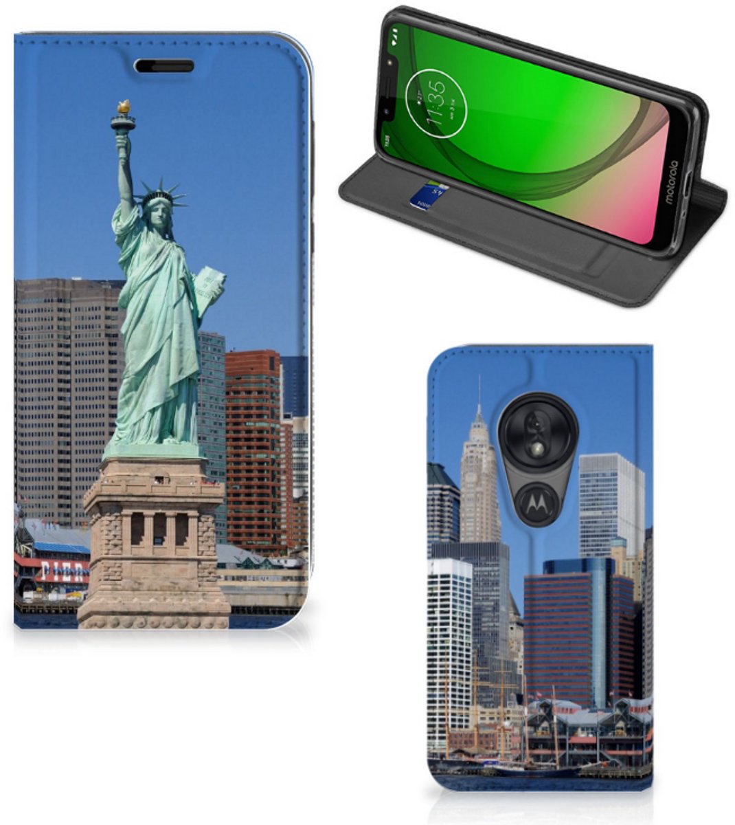 Motorola Moto G7 Play Book Cover Vrijheidsbeeld