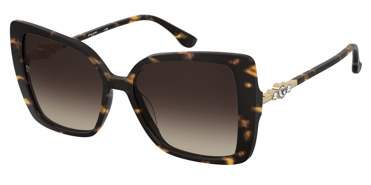 Pierre Cardin P.C. 8553/S Havana 56/16/145 WOMAN Zonnebrillen