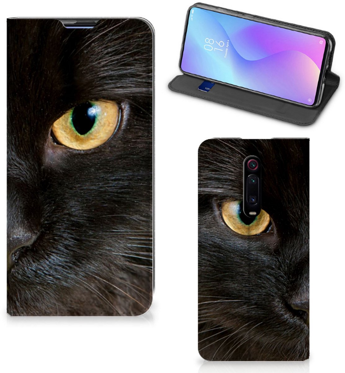 Xiaomi Mi 9T Pro Hoesje maken Zwarte Kat