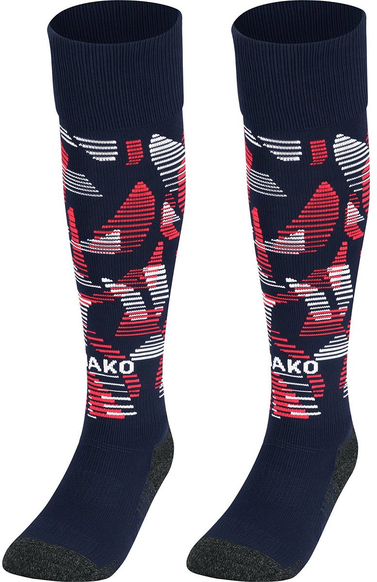 Jako Sonic Voetbalkousen - Marine / Rood / Wit | Maat: 35-38