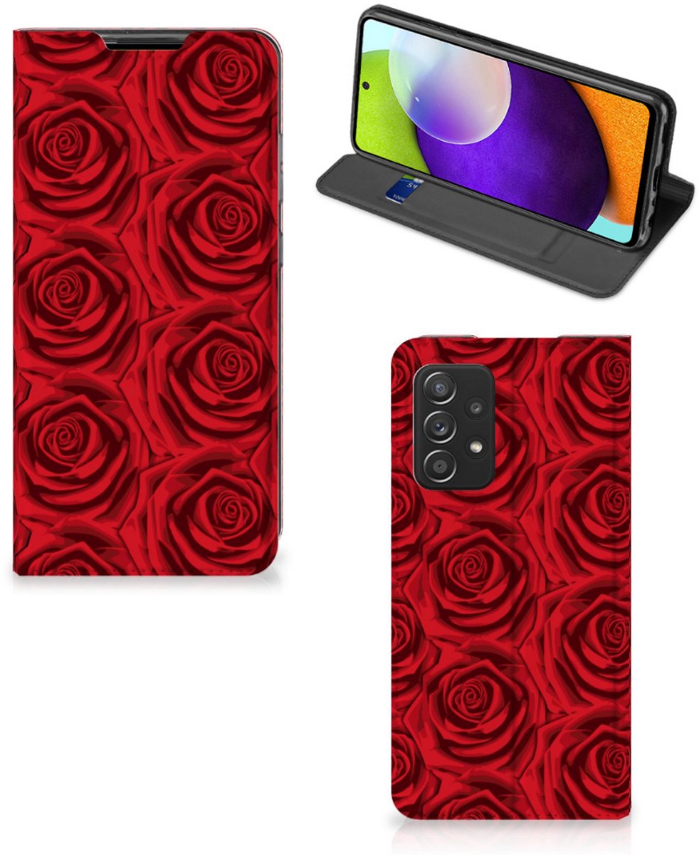 Samsung Galaxy A52 Smart Cover Red Roses