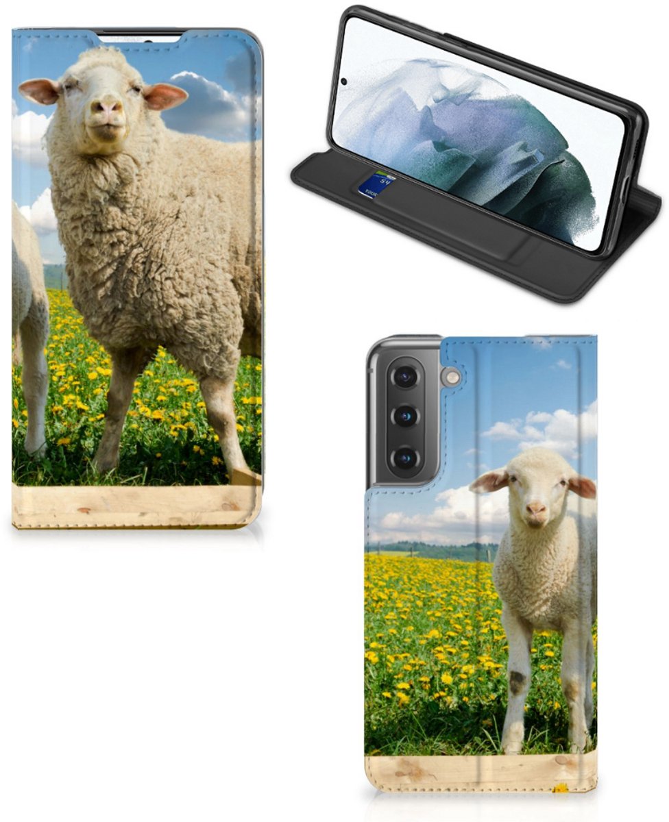 Samsung Galaxy S21 FE Hoesje maken Schaap en Lammetje