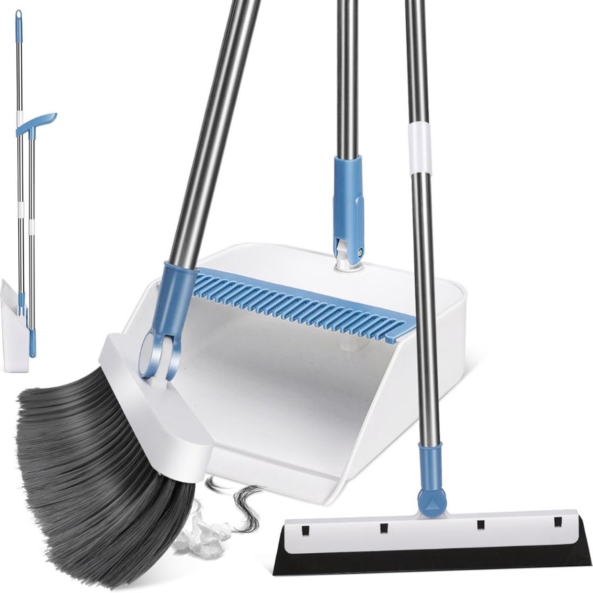 CLGP® Stoffer en Blik Met Steel – Veger en Blik – Handveger