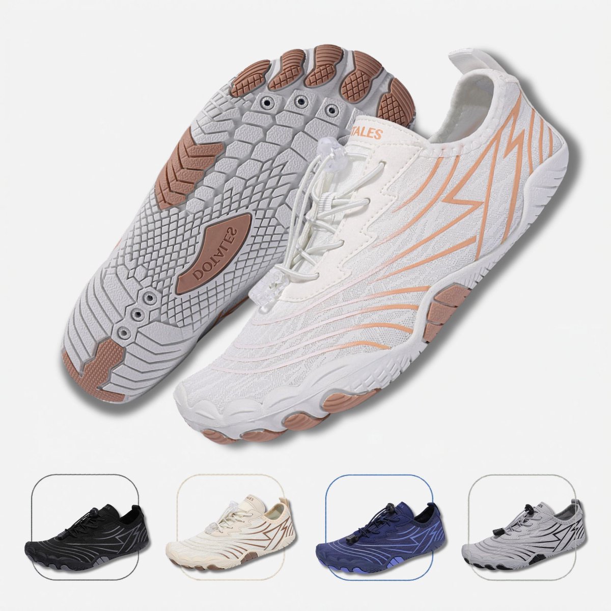 DOTALES - FlowStep barefoot schoenen Weiss 40