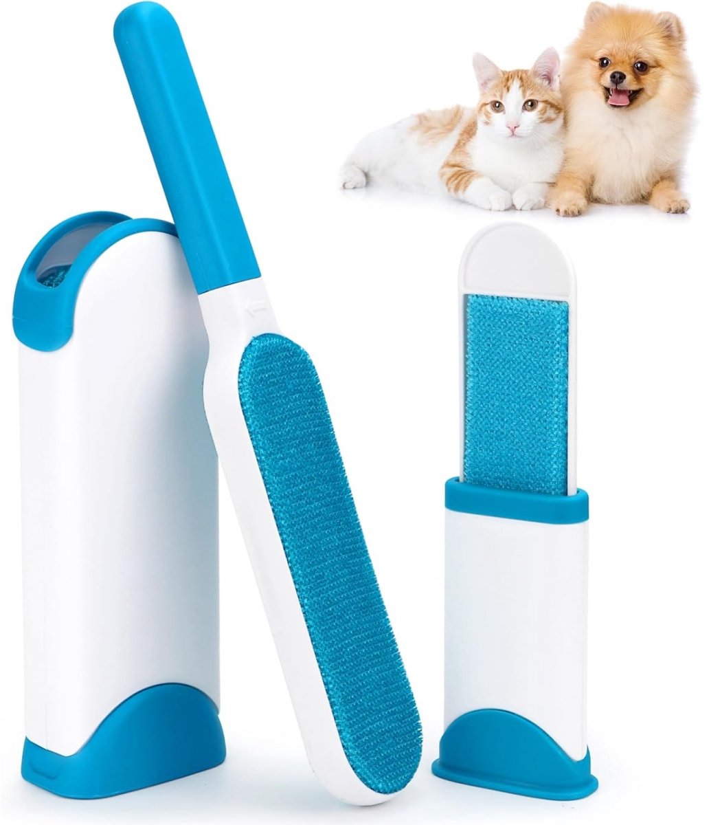 GELLDG Pluizenverwijderaar - Dubbelzijdige Fusselbürste - 33x14cm - Multifunctioneel voor Kleding en Meubels - Geschikt voor Huis, Auto en Kantoorgebruik - Duurzaam Plastic - Herbruikbaar en Eenvoudig Schoon te Maken
