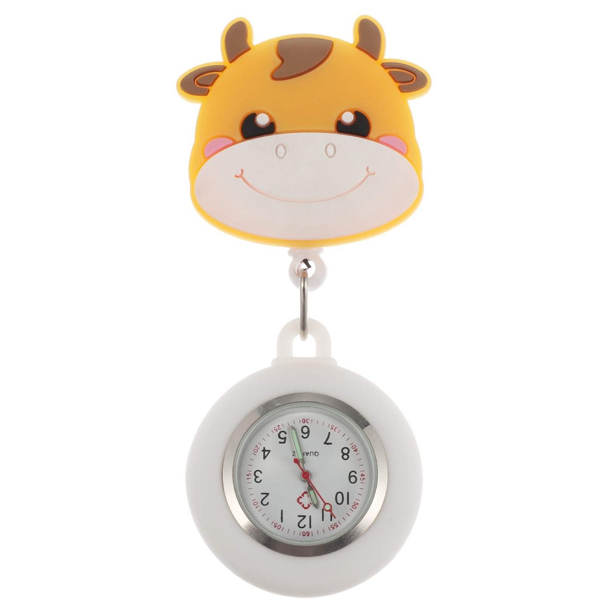 MTTProducts - Fob Clip On Watch - Pocketwatch - Praktisch en stijlvol - Assorted colors - Ideaal voor verpleegkundigen - Cartoon design - Geschikt voor...