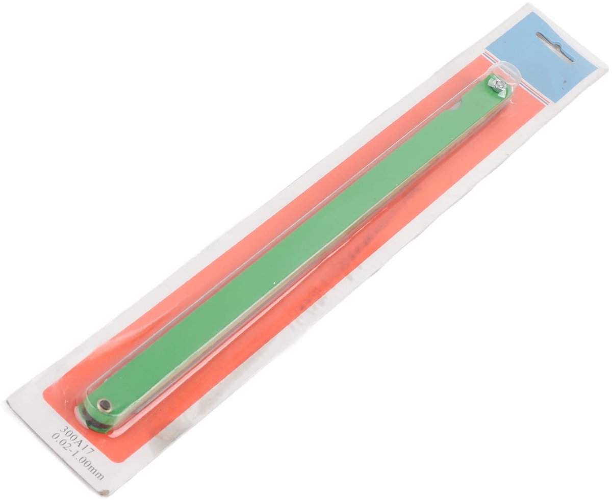 MTTProducts - Spacing Gauge - 300 Mm Spacing Feeler Gauge - 17 Blades - Metric Measuring Gauge - Precisie en Gebruiksvriendelijk - Geschikt voor Techni...