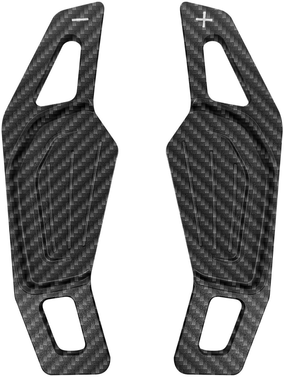 MTTProducts - Paddle Shifter - Sportief - Zwart Carbon - Schakelpaddles - Verhoog je rijervaring - Geschikt voor Skoda - Octavia A8 Karoq Kodiaq