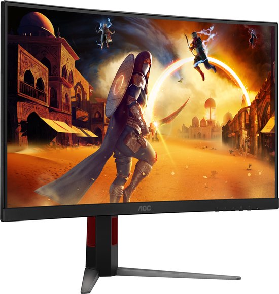 AOC ゲーミングモニター 27インチ 280Hz AOC C27G4ZXE Curved Gaming Monitor - 27 inch - 280Hz - 0.3 ms | bol