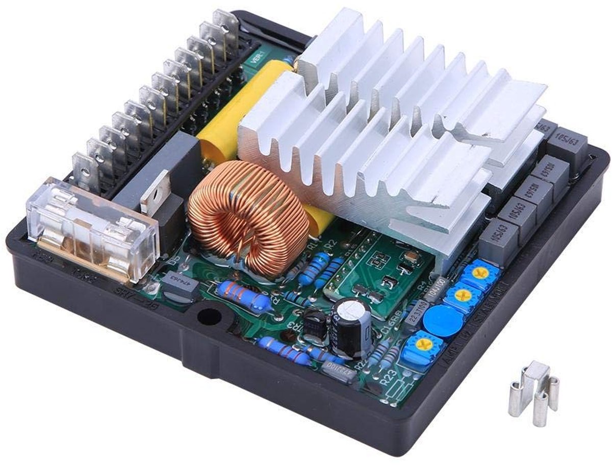 Shopcentral - Generator Voltage Regulator - SR7-2G - Overload en kortsluitbescherming - Brushless generator - Voltage stabilisatie - 50-270AC - Gesch