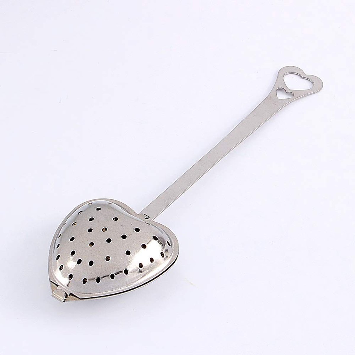 Shopcentral - Hartvormige theefilter - Thee infuser - Zilver - Perfect voor thee liefhebbers - Ideaal als cadeau voor elke gelegenheid