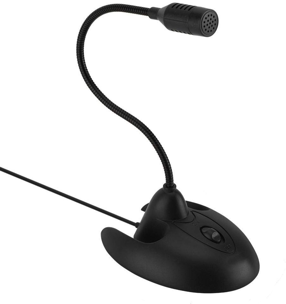 Shopcentral - Gooseneck Microfoon - Desk Microfoon - Hoogwaardige Geluidskwaliteit - Zwart - Karaoke Microfoon - Geschikt voor YouTube en Gaming