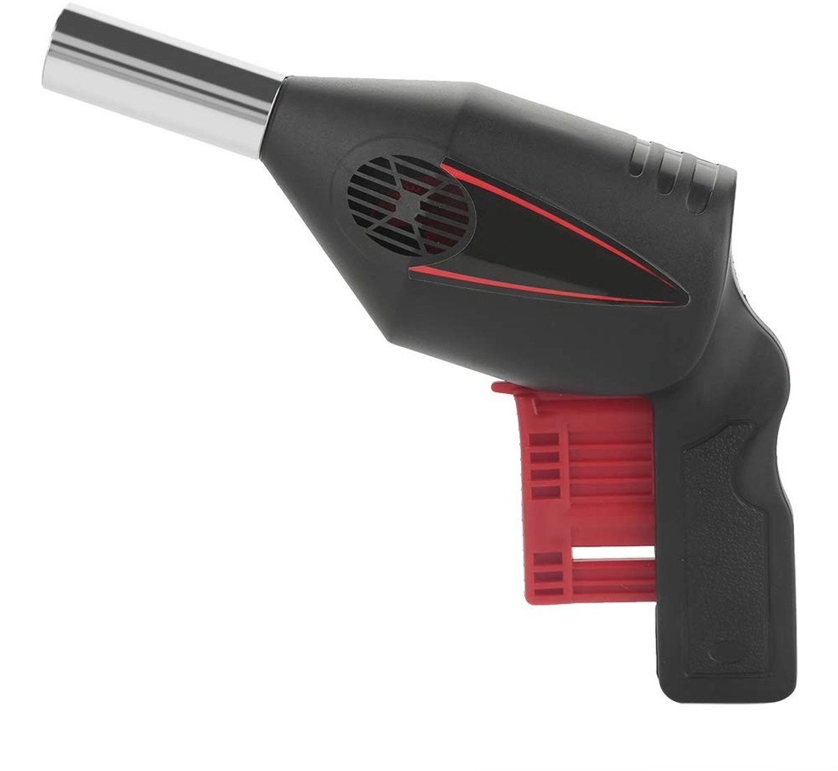 Allecto - Barbecue Luchtblazer - Handmatige Grillbalg - Draagbaar en Efficiënt - Zwart - Houtskoolbarbecue Accessoires - Perfect voor Picknick en C...