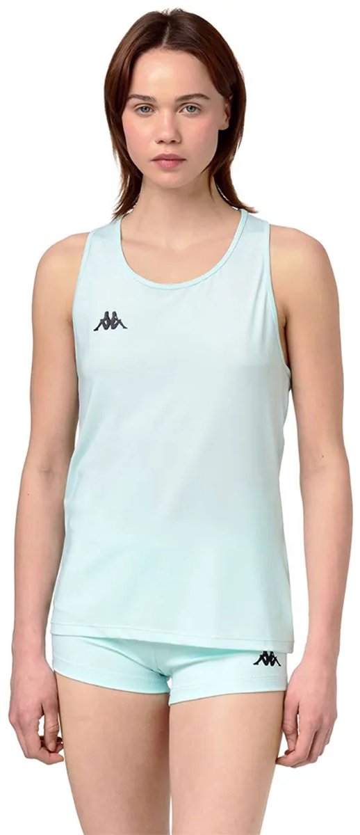 Kappa Ipef Mouwloos T-shirt Vrouw Azure Salt Air