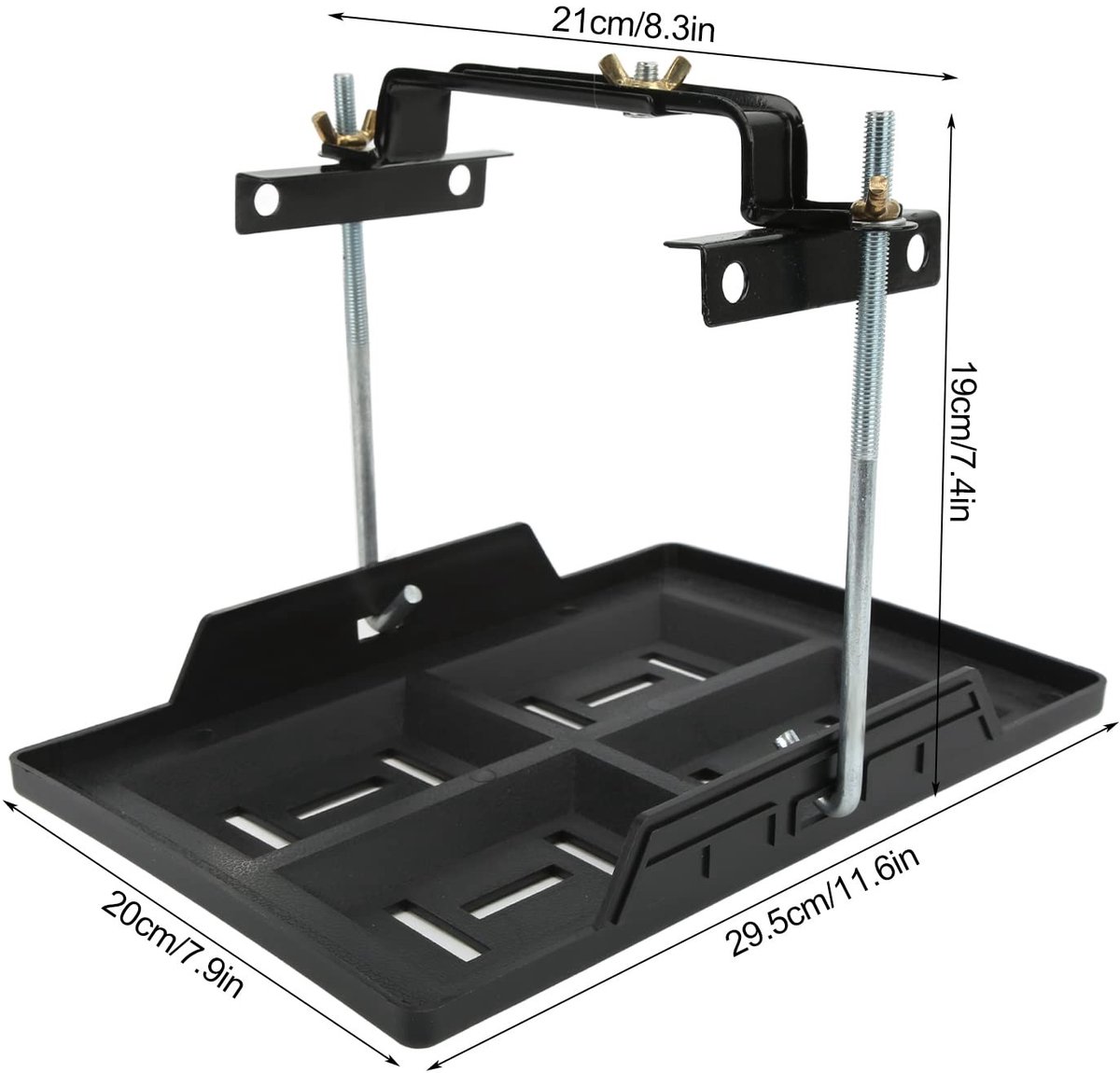 Allecto - Batterijhouder Set - Batterij Montagebox - Geschikt voor Serie 27 30 31 - 11.6 x 7.9 Inch - Duurzaam en Stijlvol - Ideaal voor Auto's en ...