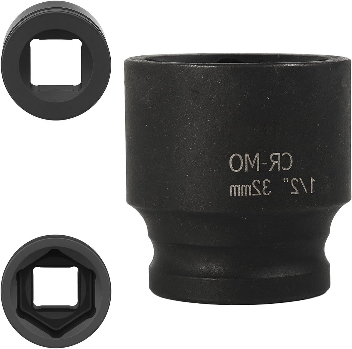 Impact cap 1/2 inch 32 mm van chroom-molybdeen staal, geschikt voor zware klussen en duurzame prestaties