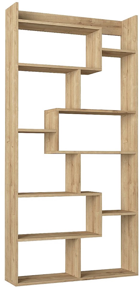 Vente-unique Wandkast met 9 vakken - Licht naturel - PALERINO