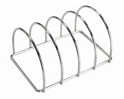 Keij Kamado BBQ Sparerib Rek Small - RVS - voor 4 spareribs