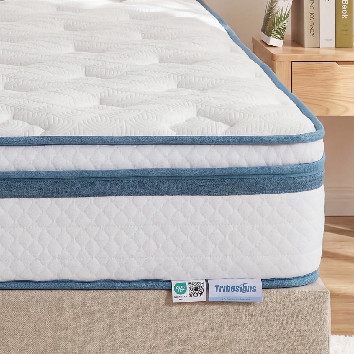 LITTLE TREE Pocketvering Matras - 90 x 200 x 25 cm - Traagschuim & Lyocell Oppervlak Matras - H3 Medium Firm — afbeelding 5