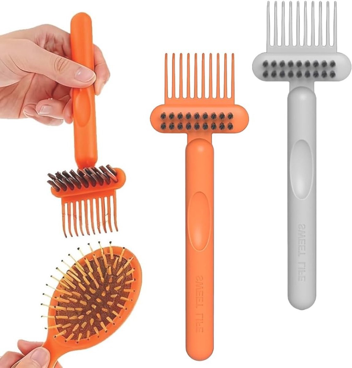 Effectieve Haarborstel Reiniger Set - 2-in-1 Schoonmaaktools voor Kam en Haar, Ideaal voor Thuis en Salon Gebruik, Verwijder Haar en Stof Efficiënt