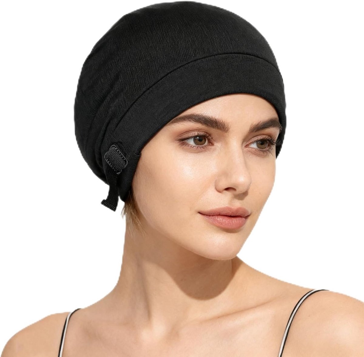 Slaapkap van satijn met elastische band voor vrouwen en meisjes met lang, steil of krullend haar - ideaal voor een goede nachtrust en haarbescherming