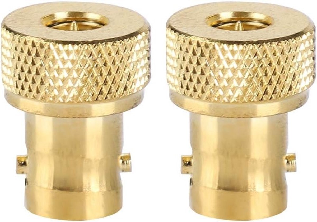 2 Stuks BNC Female naar SMA Male Adapter, Geschikt voor Antennes en Draadloze LAN Apparaten, Hoge Kwaliteit en Betrouwbaarheid