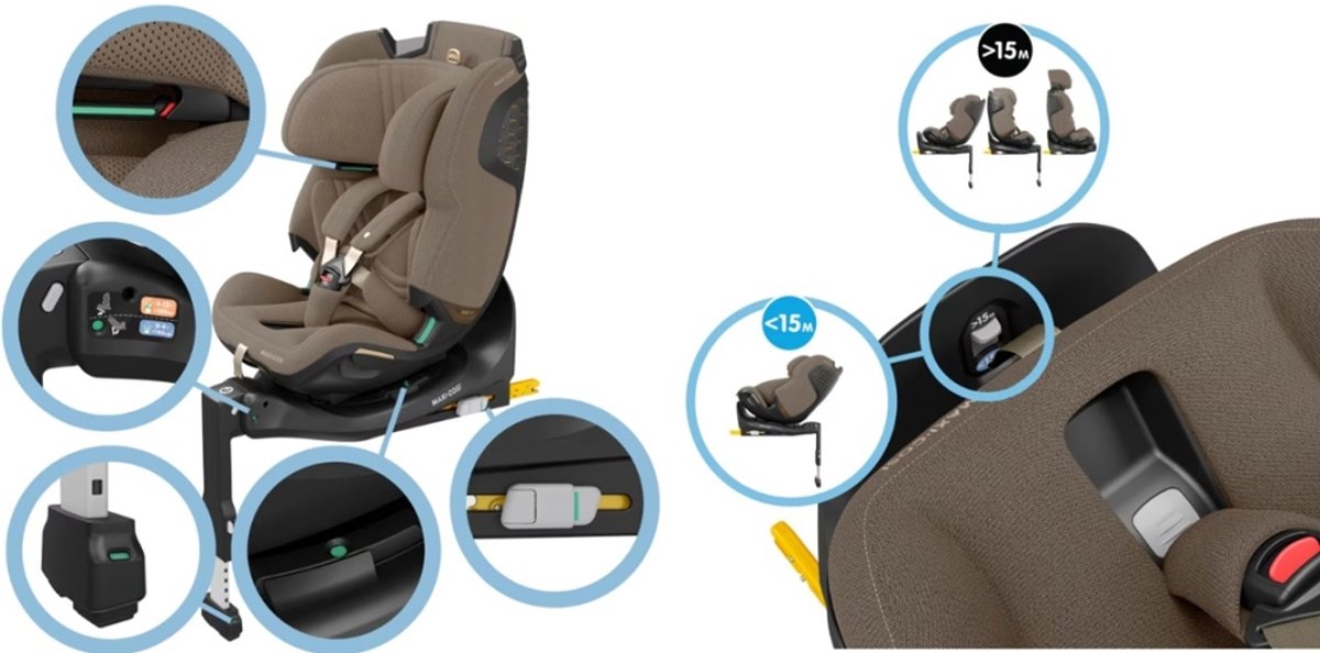Maxi-Cosi Emerald 360 Pro - Autostoel - Authentic Black - Vanaf de geboorte tot 12 jaar – foto 2
