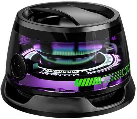 Magnetische Bluetooth 5.3 Draadloze Mini Speaker met RGB, Waterdicht, Compact, Sterke Houder, Draagbaar