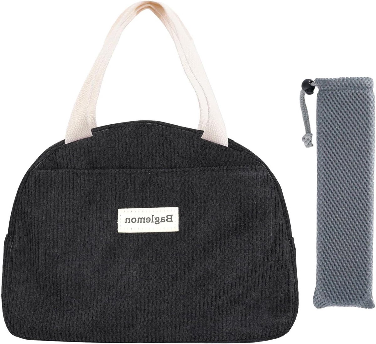 Elegante Thermos Lunchtas voor Vrouwen, Mooi en Praktisch voor Werk of School, Inclusief Bestekhouder en Isolatie