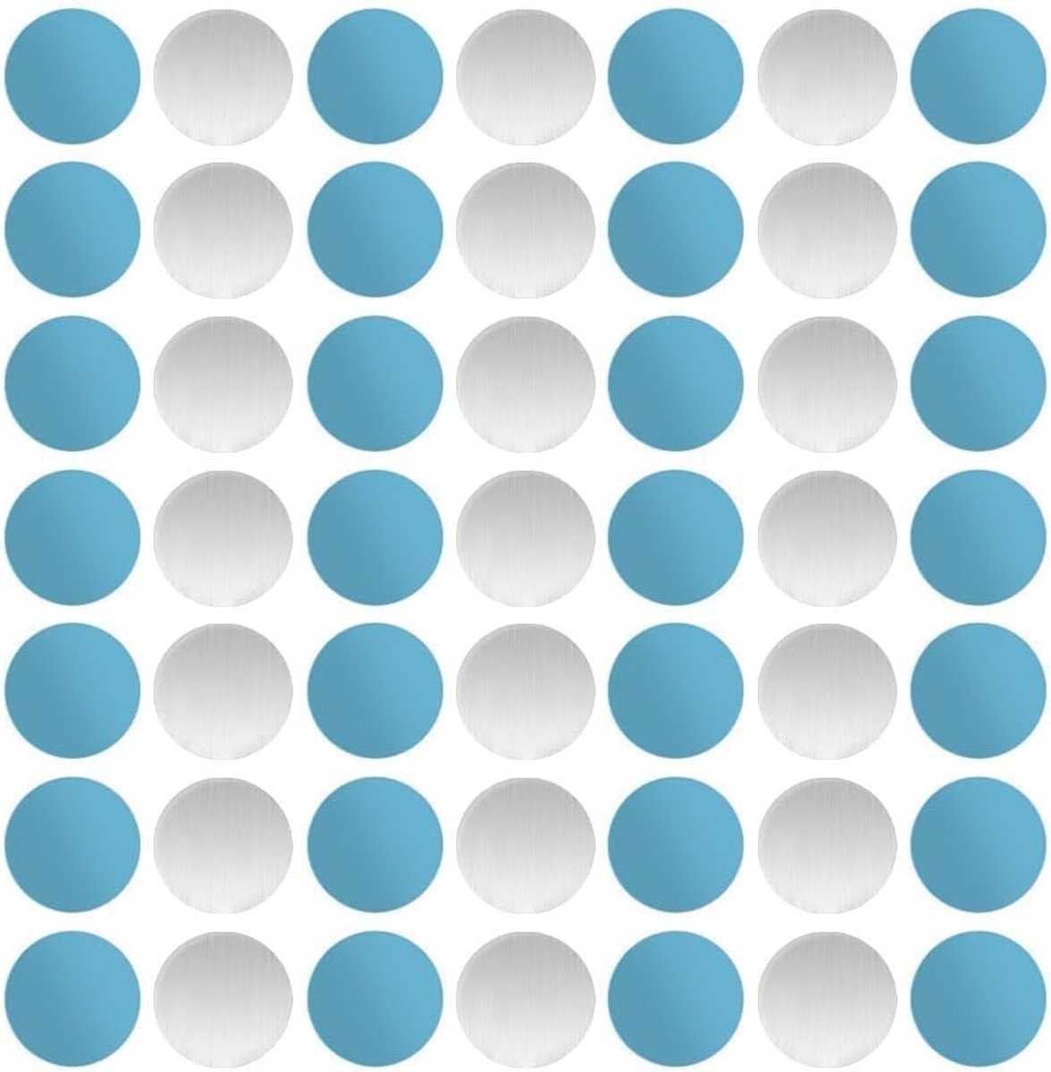 Zelfklevende Metalen Platen voor Magnetische Bevestigingen - 50 Stuks 30x30mm RVS Strips met Sterke Hechting voor Magneten op Niet-Stalen Oppervlakken