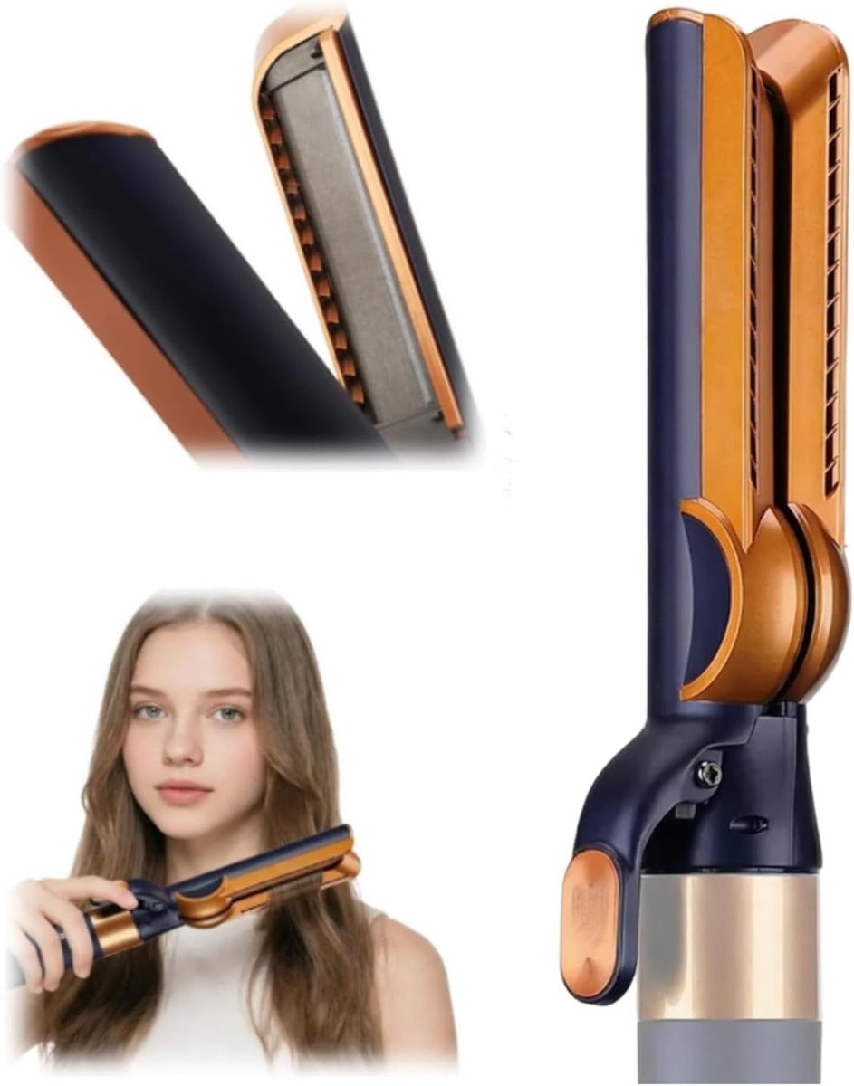 Haarstylingsaccessoire voor Airwrap zonder verwarmingsplaten, geschikt voor stijlen en gladmaken van haar met veelzijdige opzetstukken