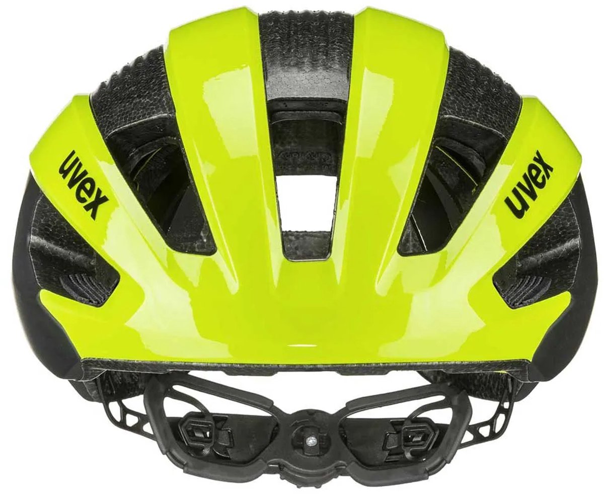 uvex Rise CC Fietshelm Neon yellow / Black Mat - Unisex - maat 56-60 – foto 7