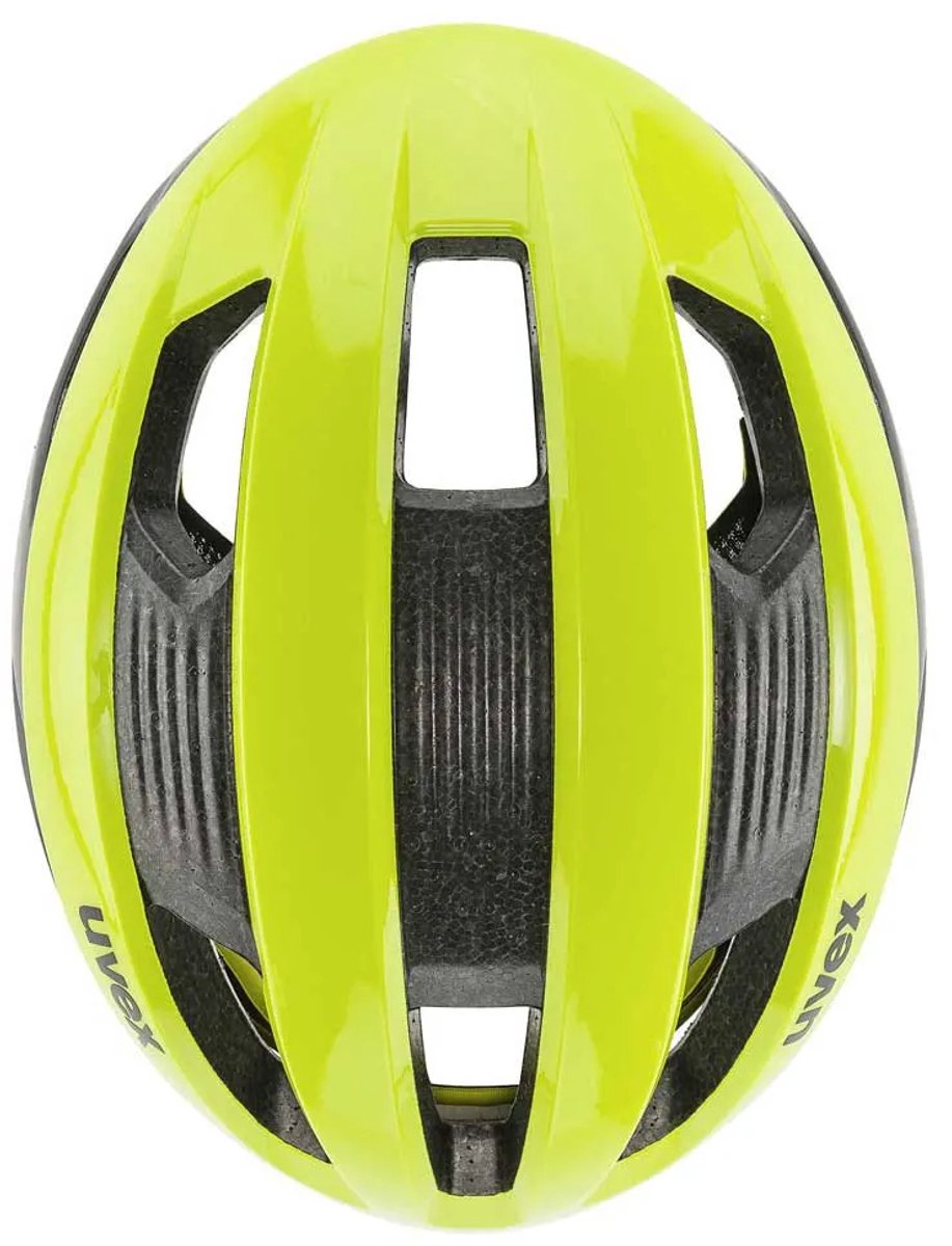 uvex Rise CC Fietshelm Neon yellow / Black Mat - Unisex - maat 56-60 – foto 8
