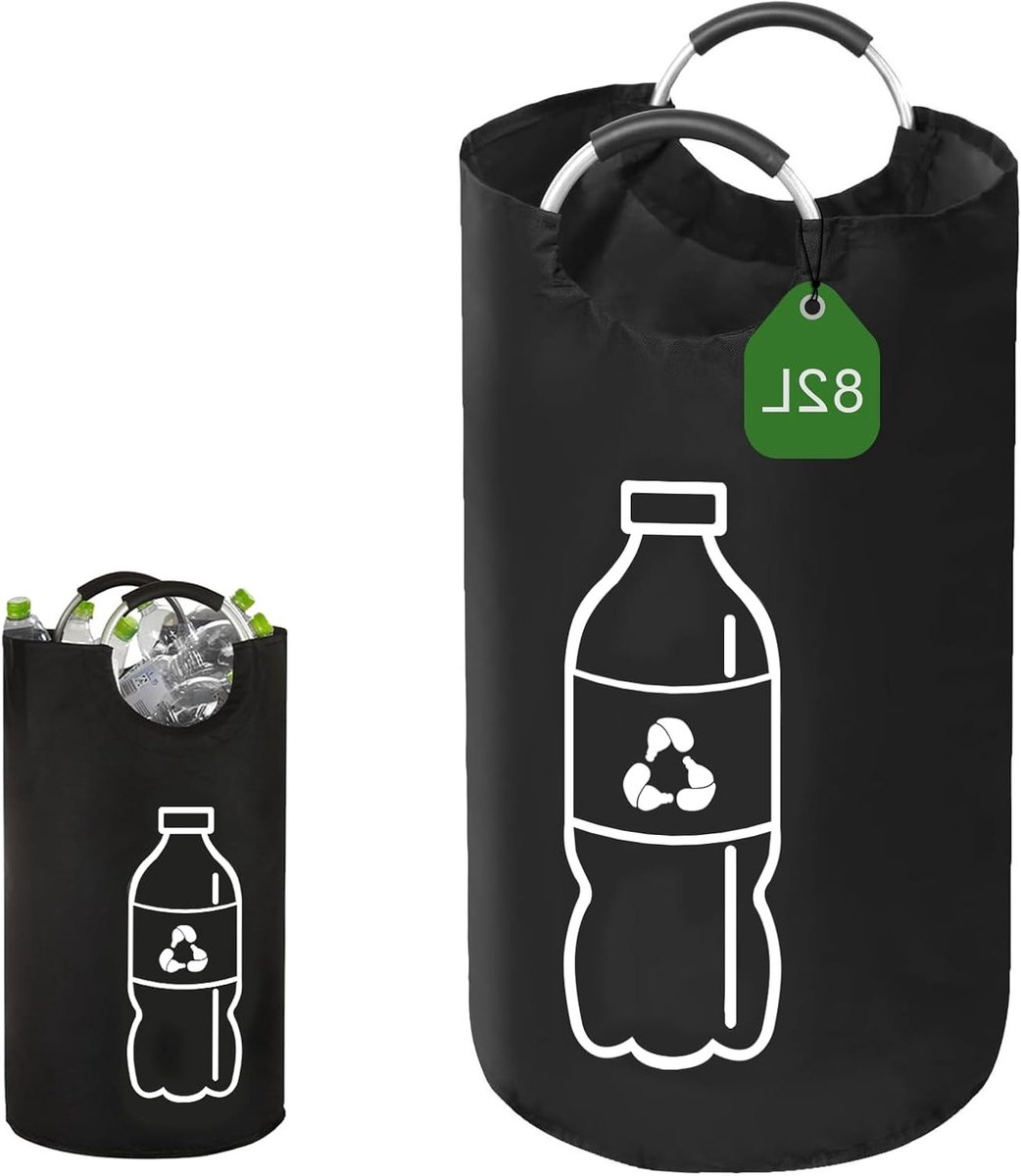 Flessenhouder voor Statiegeld 82 Liter - Ophanging Organizer met Aluminium Handvatten voor Keuken en Buitenshuis