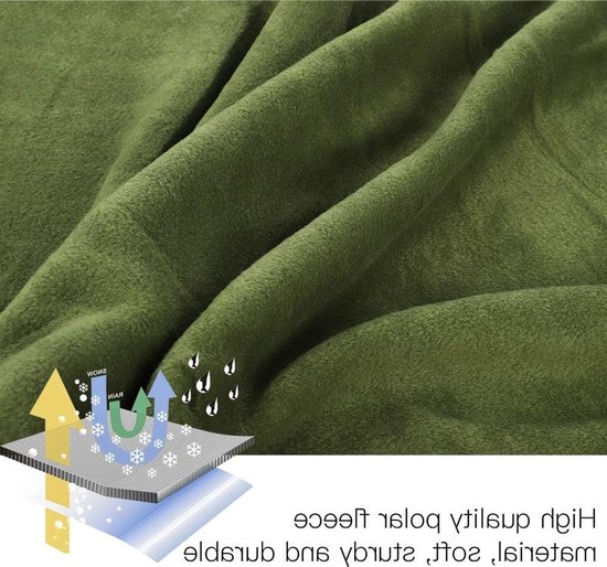 Sleeping Bag - Outdoor Camping Hiking Envelope - Portable Polar Fleece - Anti-Pilling - Lichtgewicht en Comfortabel van Merkloos — afbeelding 4