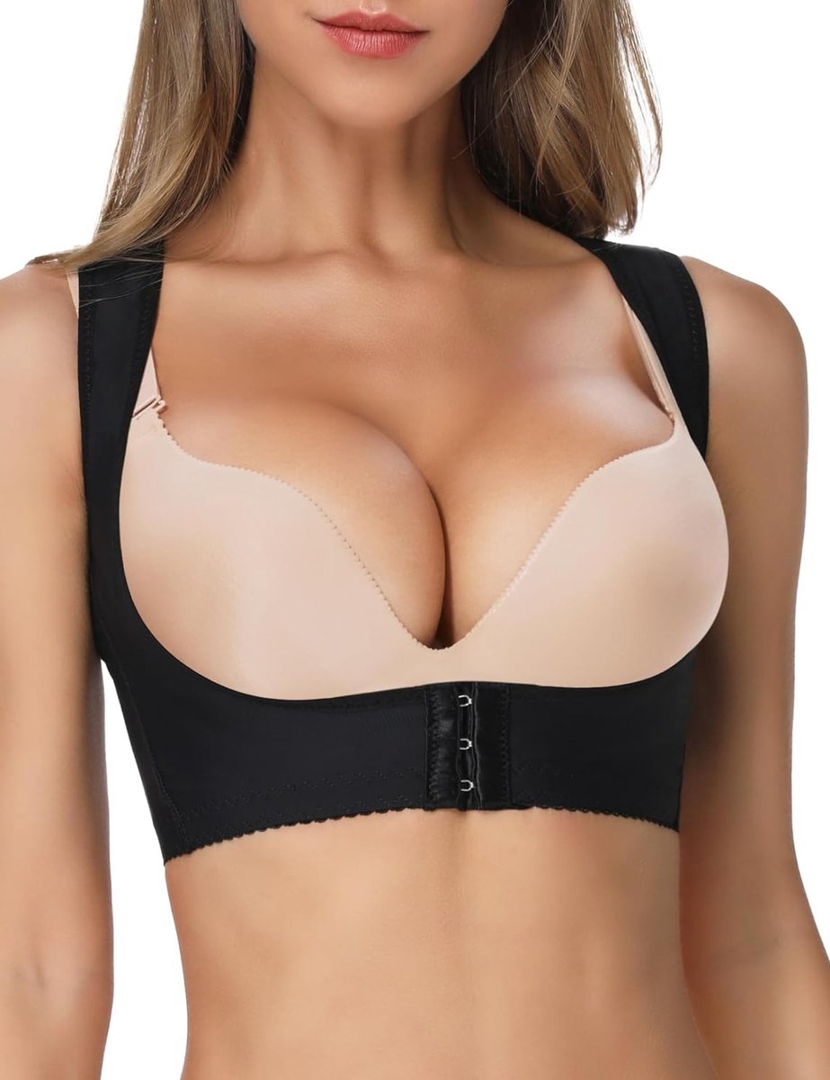 Dames Shapewear Borstbinder - Slimme Shaper voor Elastische Compressie en Houdingscorrectie - Ideaal voor Onder Kleding en Comfortabel Gebruik