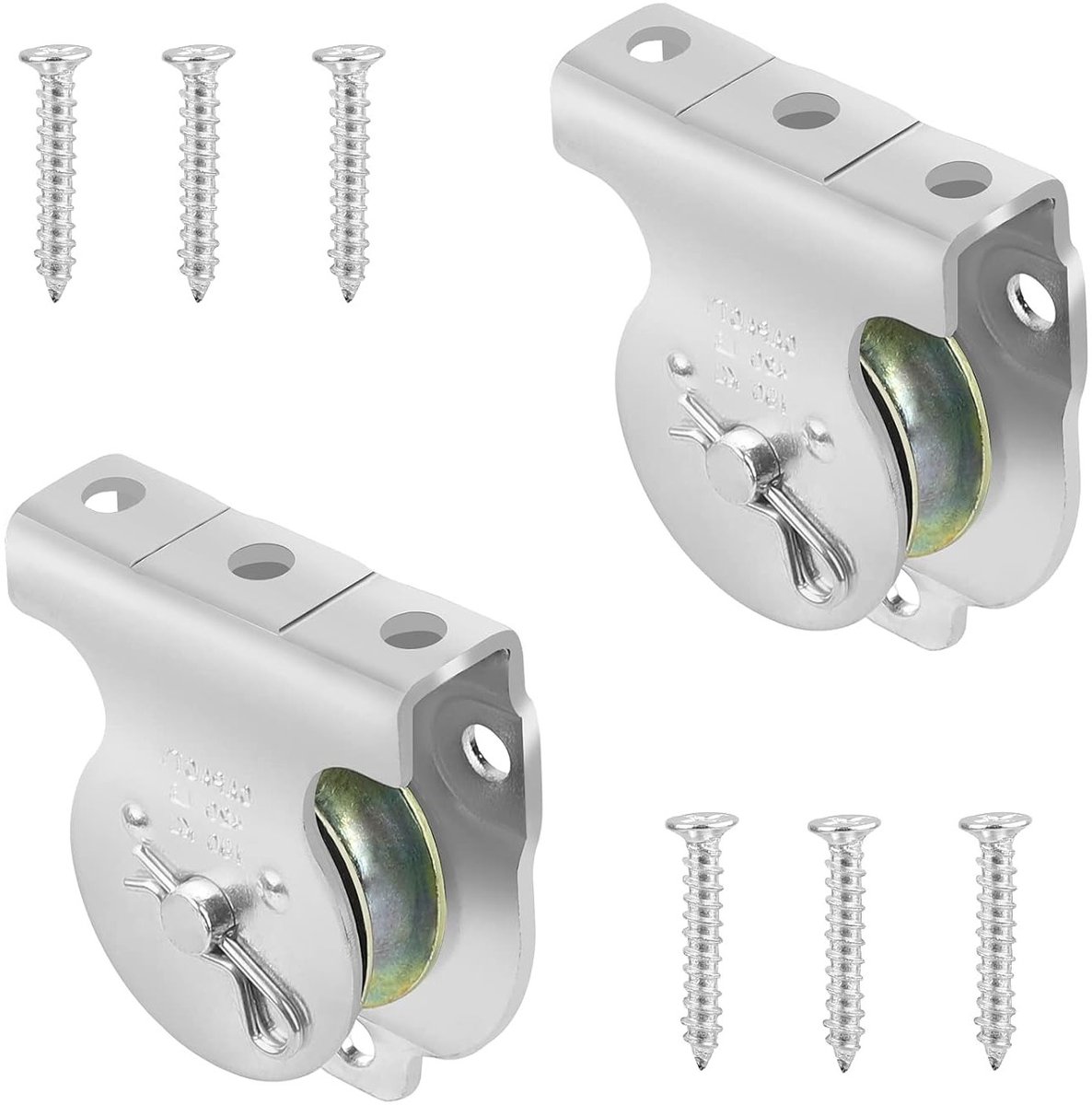 Pulley kabelhaspel set voor enkels - 2 stuks, stalen kabel, ideaal voor fitness en training