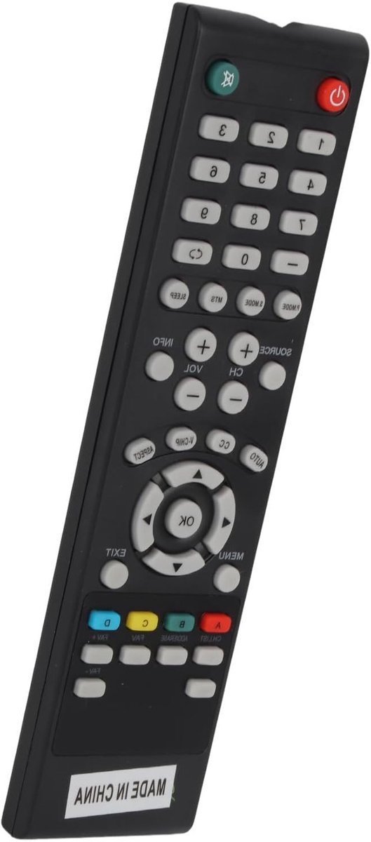 Universele Afstandsbediening voor Televisies, Geschikt voor Afstandsbediening tot 8M, Duurzaam ABS Materiaal, Eenvoudig in Gebruik