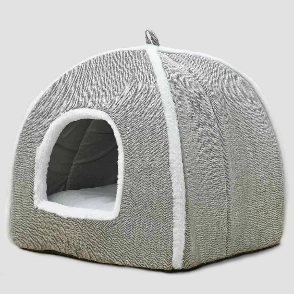RUX® Kattentent - Huisdier tent - Dierenhuis - Kattenhol – Kattenhuis - Kattenmand - Dierentent - Katten Tipi Tent – Voor Binnen – 38cm x 38cm x 38cm