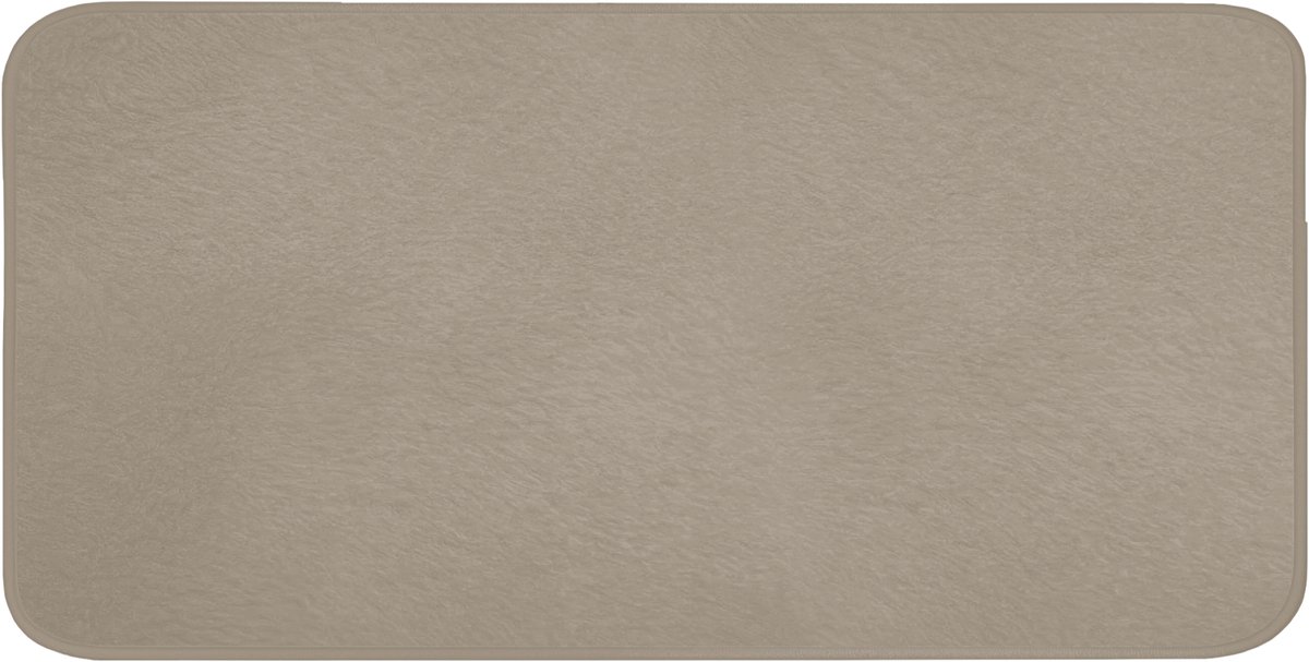 Badmat 120x60 cm - Antislip - Interieur - Kleuren - Beige - Badmatten voor badkamer - Badkamermat - Douchemat - Badkamer mat