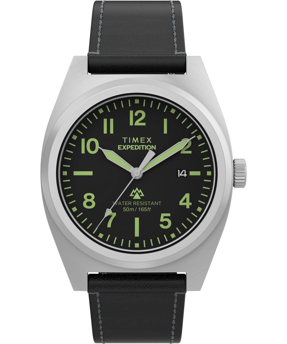 Timex Expedition North Capstone TW2Y30700 Horloge - Leer - Zwart - Ø 39 mm