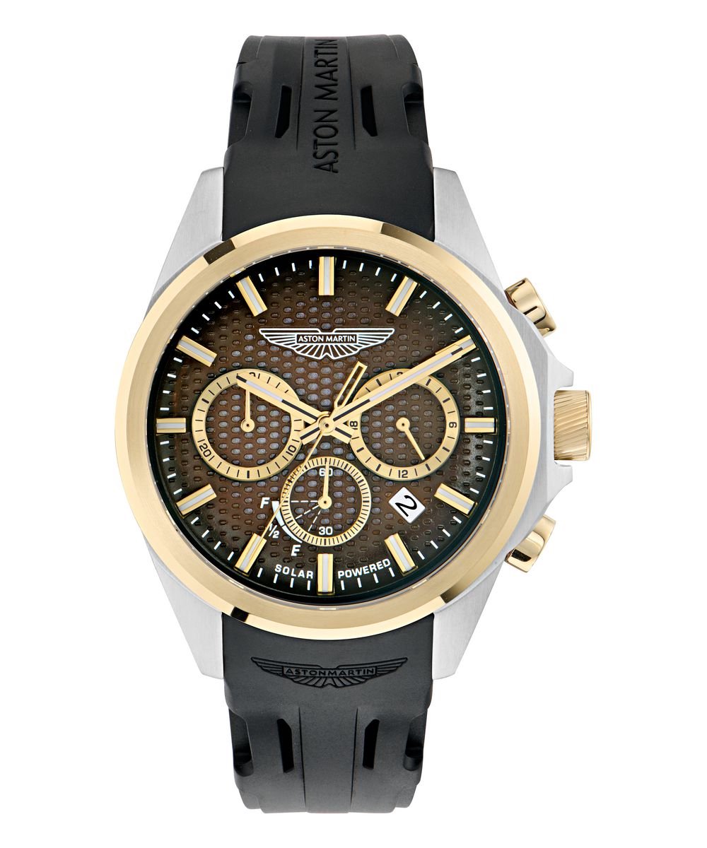 Aston Martin Thrill HLC W MTRH2S605 Horloge - Siliconen - Zwart - Ø 44 mm