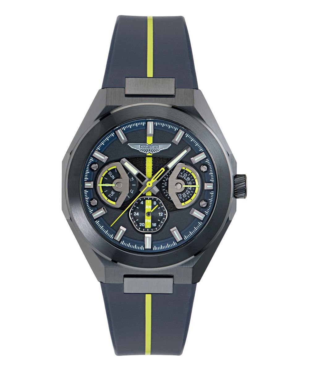 Aston Martin Thrill TKS W MTRI2S602 Horloge - Siliconen - Blauw - Ø 42 mm