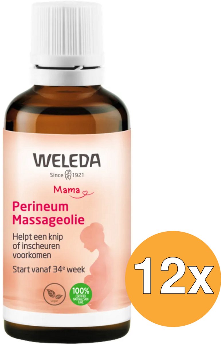 12x WELEDA Perineum masssageolie (50 ml)