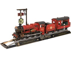 Harry Potter Hogwarts Express - Modelbouwpakket - Houten 3D Puzzel - Bouwpakket - Constructiespeelgoed - DIY Pakket Hout - Bouwset - Modelbouw voor Volwassenen en Kinderen - Miniatuur