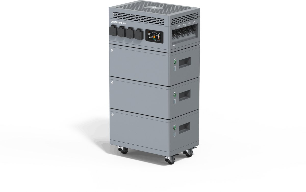 HEKO Solar Saga Thuisbatterij 8,3 kWh - Plug-in Batterij voor Zonnepanelen - Thuisaccu - Energieopslag - Noodstroom - Off-Grid - Plug & Play