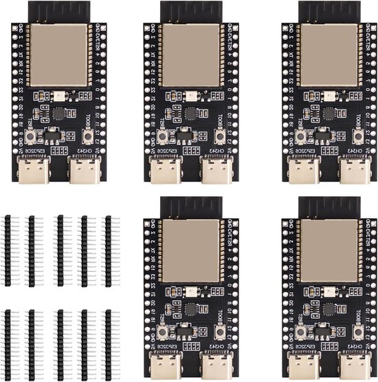 Ontwikkelkaarten voor WiFi en Bluetooth met ESP-32 C6, 512KB RAM, 4MB ...