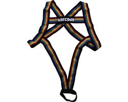 Barcode Berlin Body Harness Pride Ikem Black - MAAT L/XL