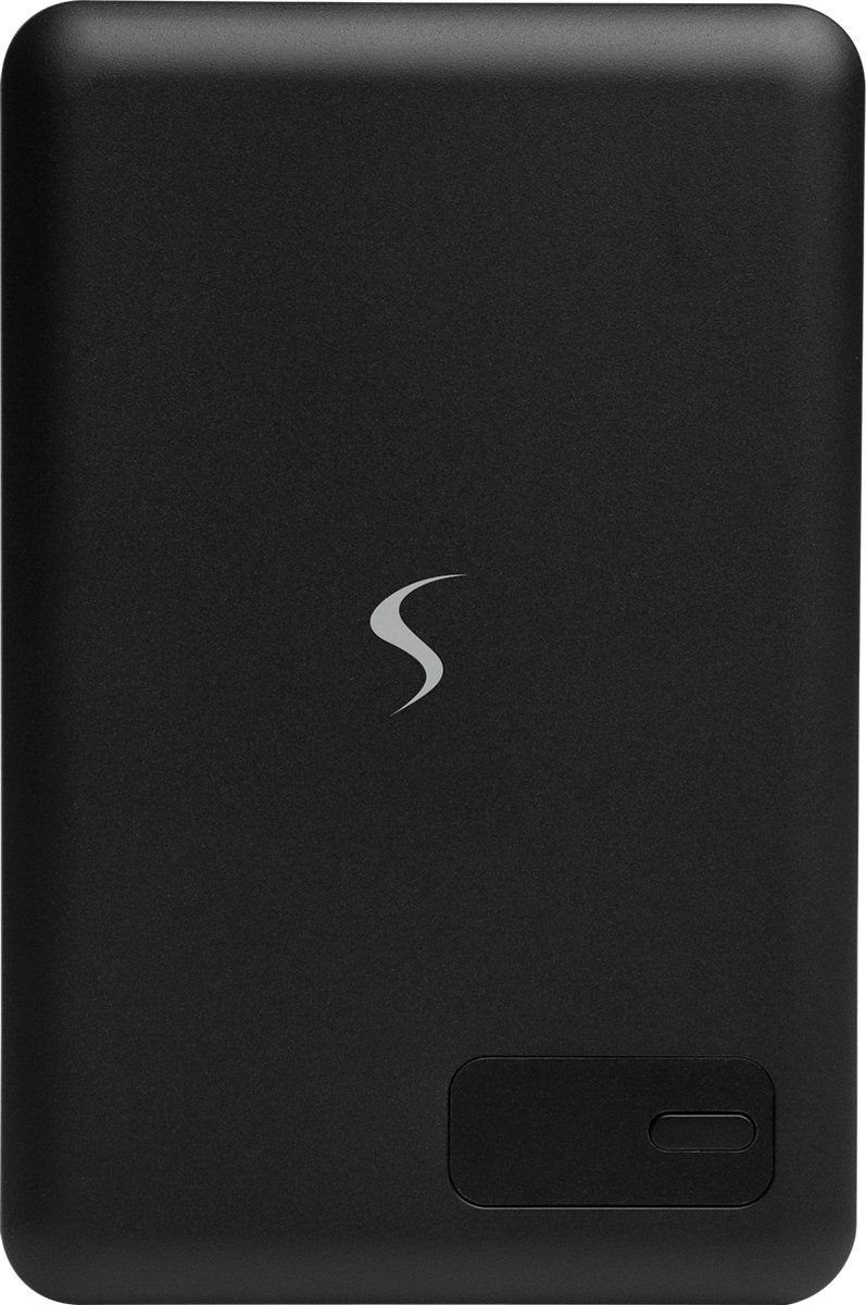 Scapade magnetische Qi2 powerbank (5.000mAh/20W) – Qi2 magnetisch draadloos opladen – LED percentage weergave – Compatibel met MagSafe - Zwart